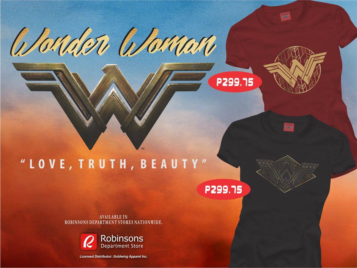 geeky shirts philippines superhero tees ph wonder woman