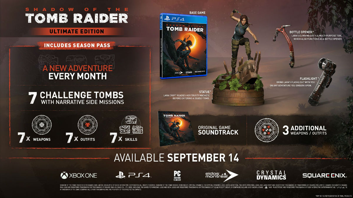 shadow of the tomb raider ultimate edition