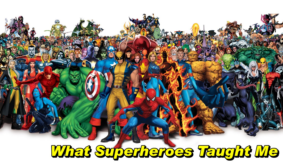 all superheroes together