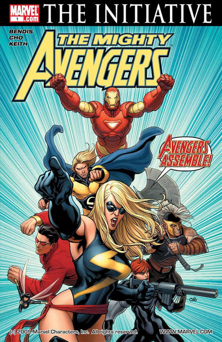 captain marvel mighty avengers 1