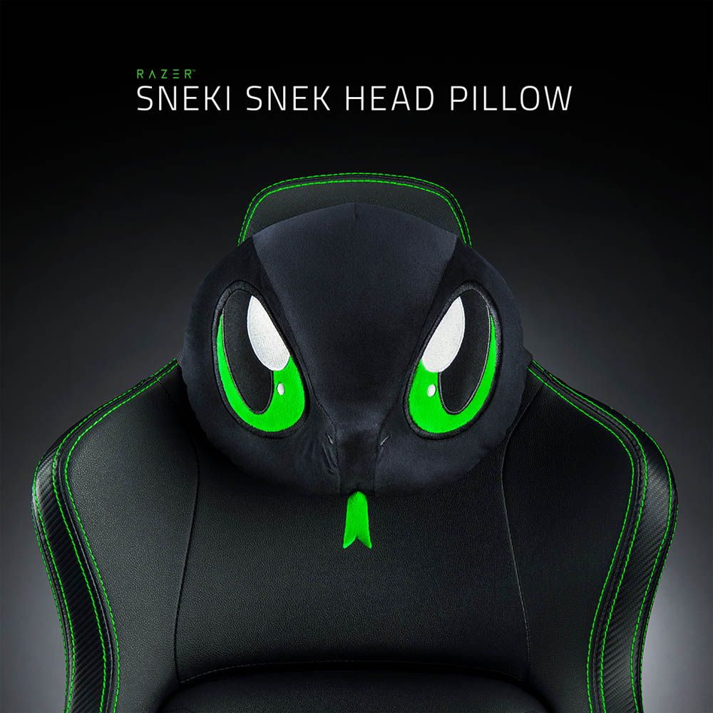 sneki snake head pillow