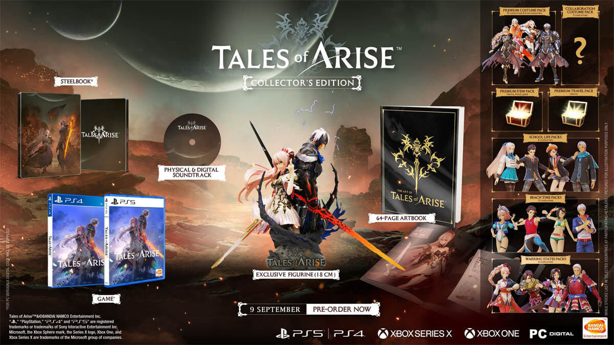 tales of arise collectors edition