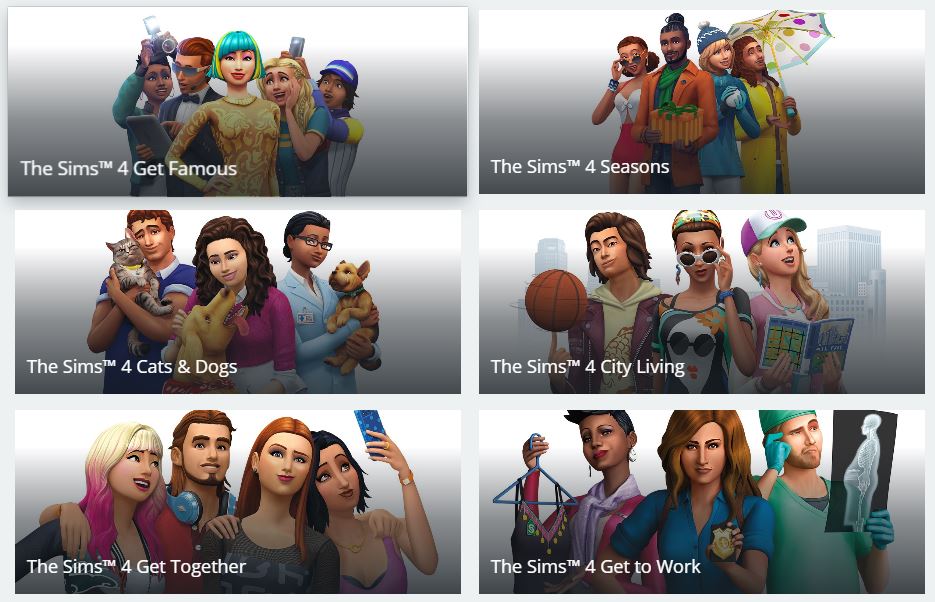 The Sims 4: Finding New Downloadable Content On Origin